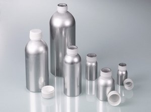 Bild von Aluminiumflasche, m, Schraubverschluss, 120ml m, Lebensmittelzulassung