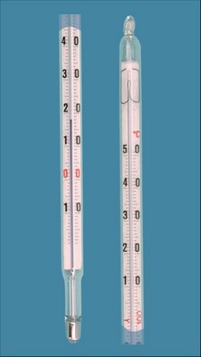 Bild von Thermometer/Allgebrauchsthermometer, rote Spezialfüllung, - 10 bis + 200°C, 300mm