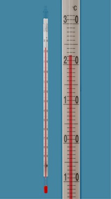 Bild von Kälte-Laborthermometer, - 50 bis + 50°C : 1°C, 300mm