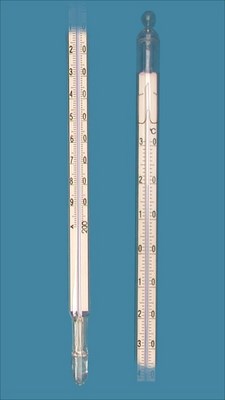 subolab. Kälte-Laborthermometer, - 200 bis + 30°C : 1°C, 350mm