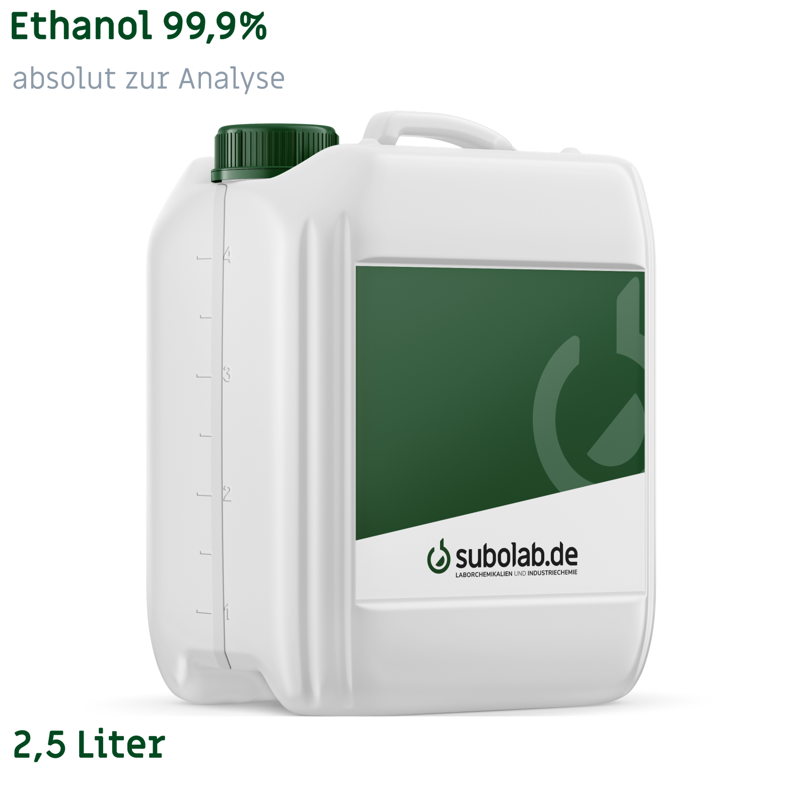 Bild von Ethanol 99,9% absolut zur Analyse (2,5 Liter)