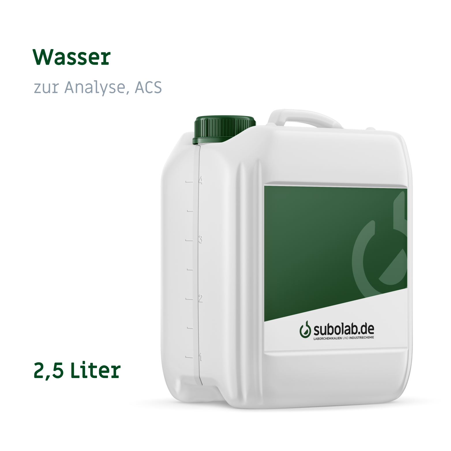 Bild von Wasser zur Analyse, ACS (2,5 Liter)