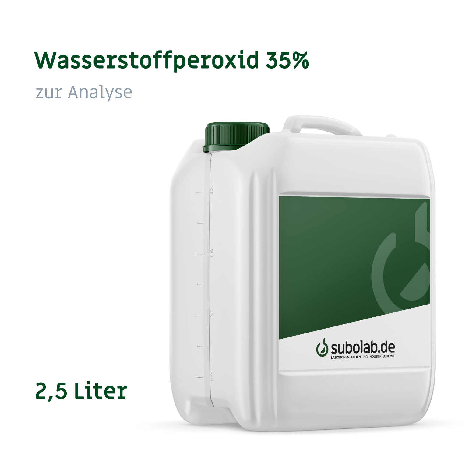 Bild von Wasserstoffperoxid 35% zur Analyse (2,5 Liter)