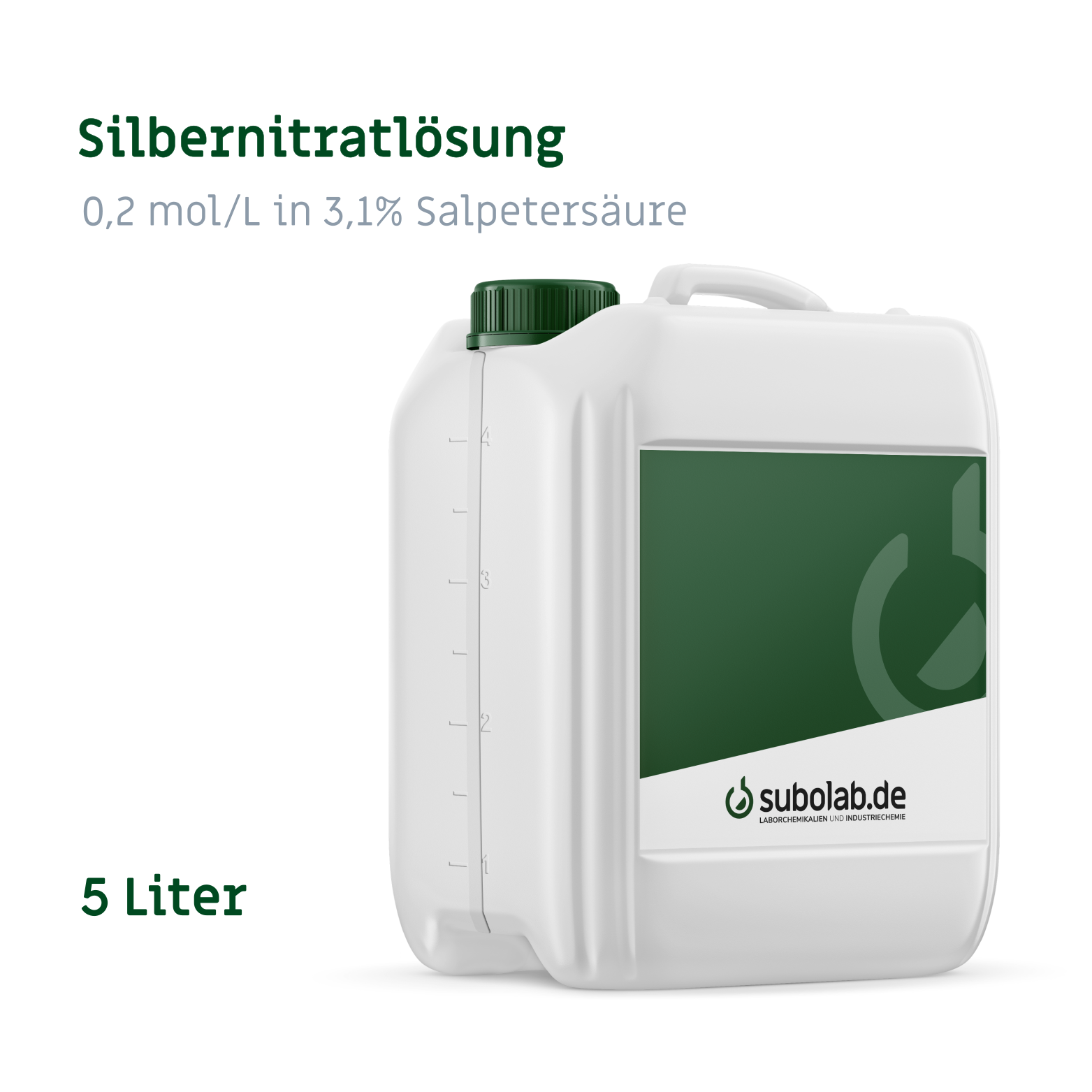 Bild von Silbernitratlösung 0,2 mol/L in 3,1% Salpetersäure (5 Liter)