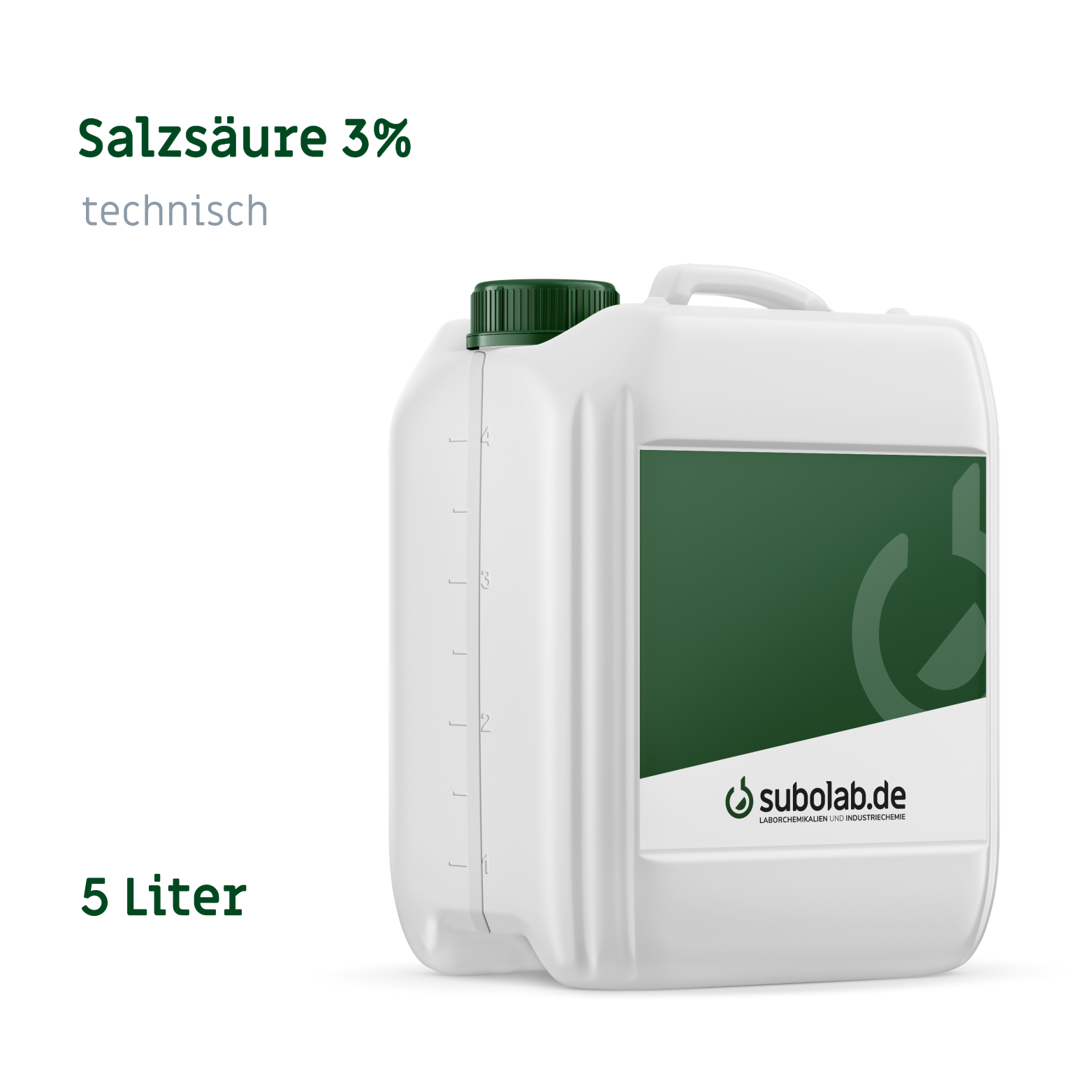 Bild von Salzsäure 3% technisch (5 Liter)