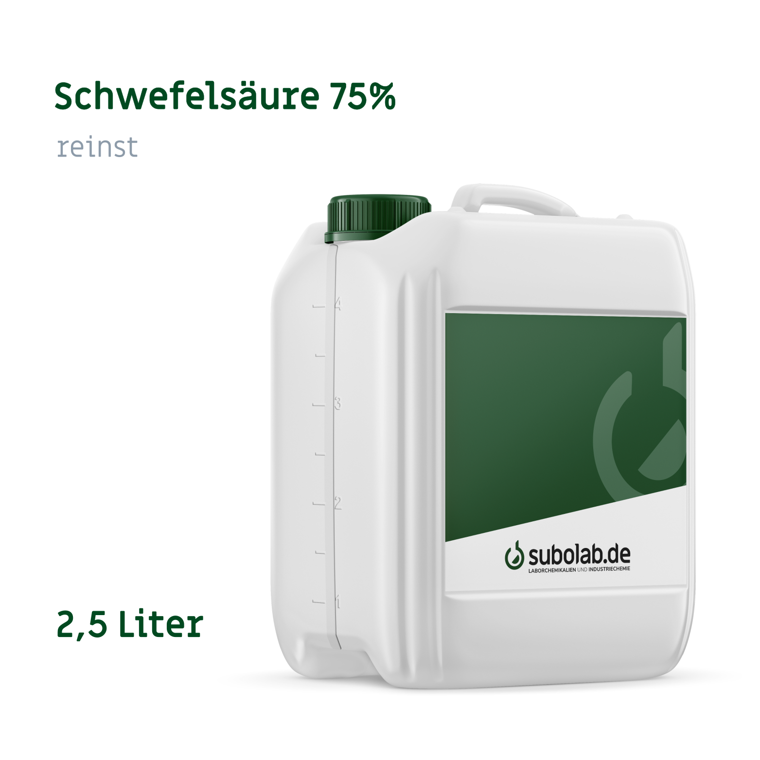 Bild von Schwefelsäure 75% reinst (2,5 Liter)