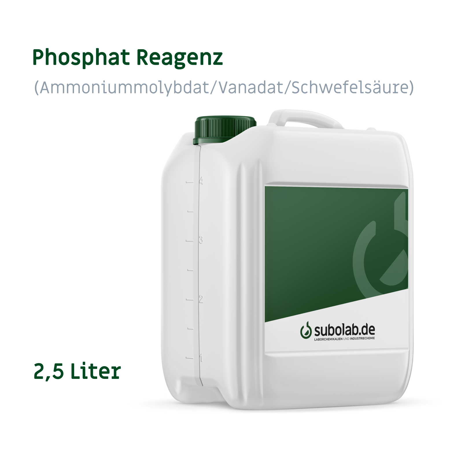 Bild von Phosphat Reagenz (Ammoniummolybdat/Vanadat/Schwefelsäure) (2,5 Liter)