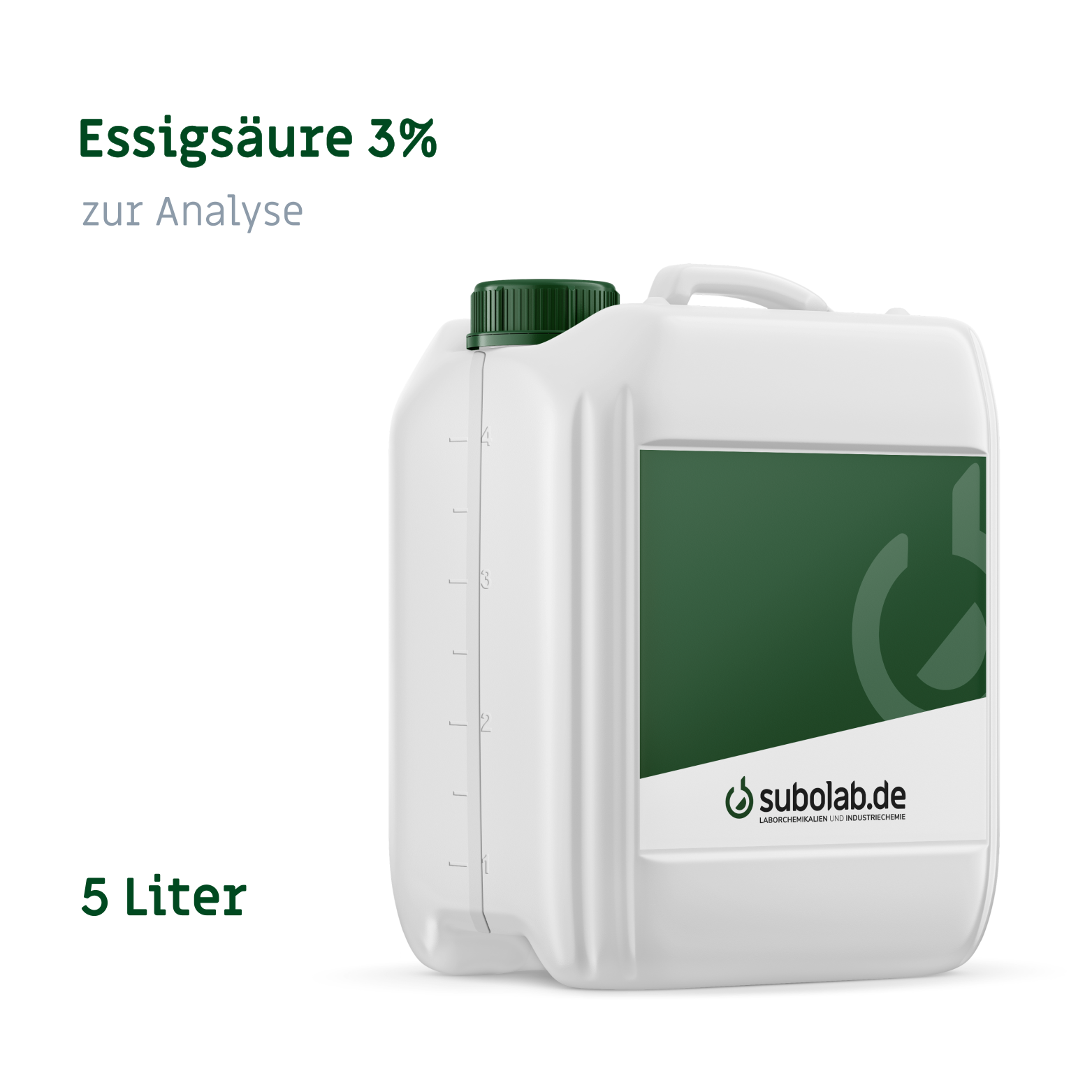 Bild von Essigsäure 3% zur Analyse (5 Liter)