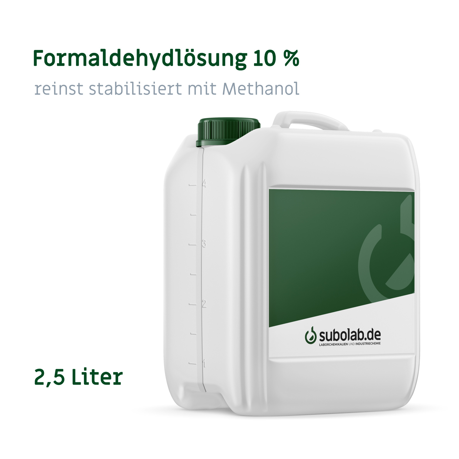 Bild von Formaldehydlösung 10 % reinst
stabilisiert mit Methanol (2,5 Liter)