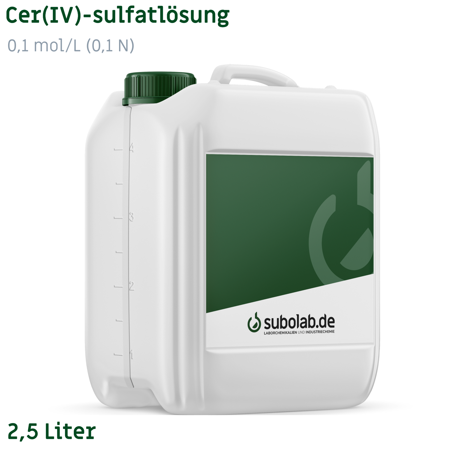 Bild von Cer(IV)-sulfatlösung 0,1 mol/L (0,1 N) (2,5 Liter)