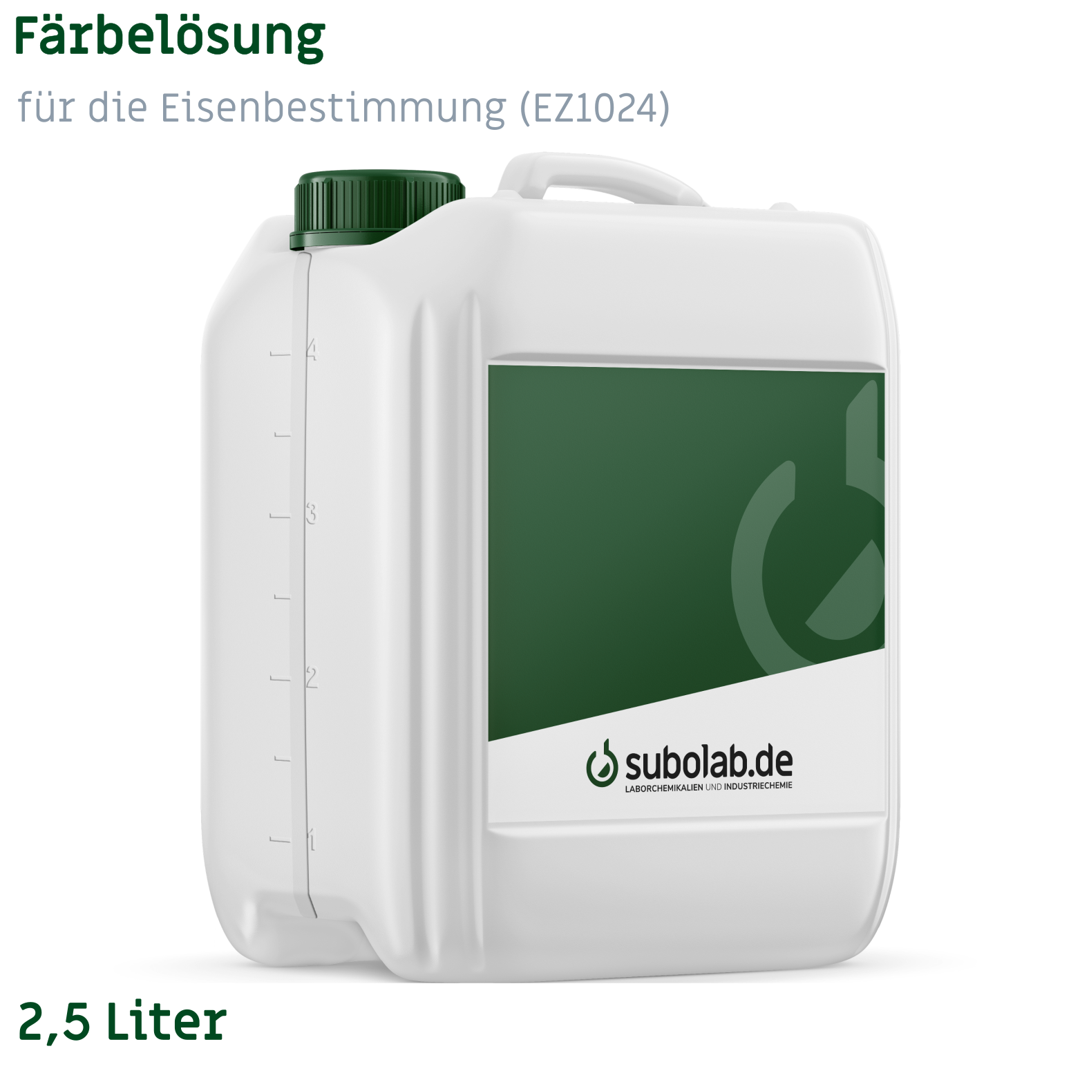 Bild von Färbelösung für die Eisenbestimmung (EZ1024) (2,5 Liter)