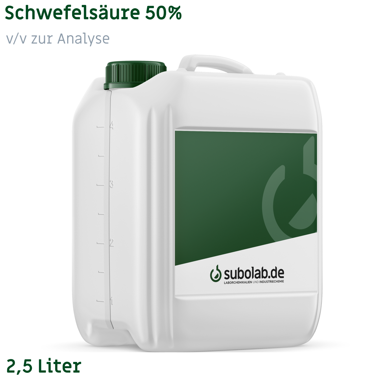 Bild von Schwefelsäure 50% v/v zur Analyse (2,5 Liter)