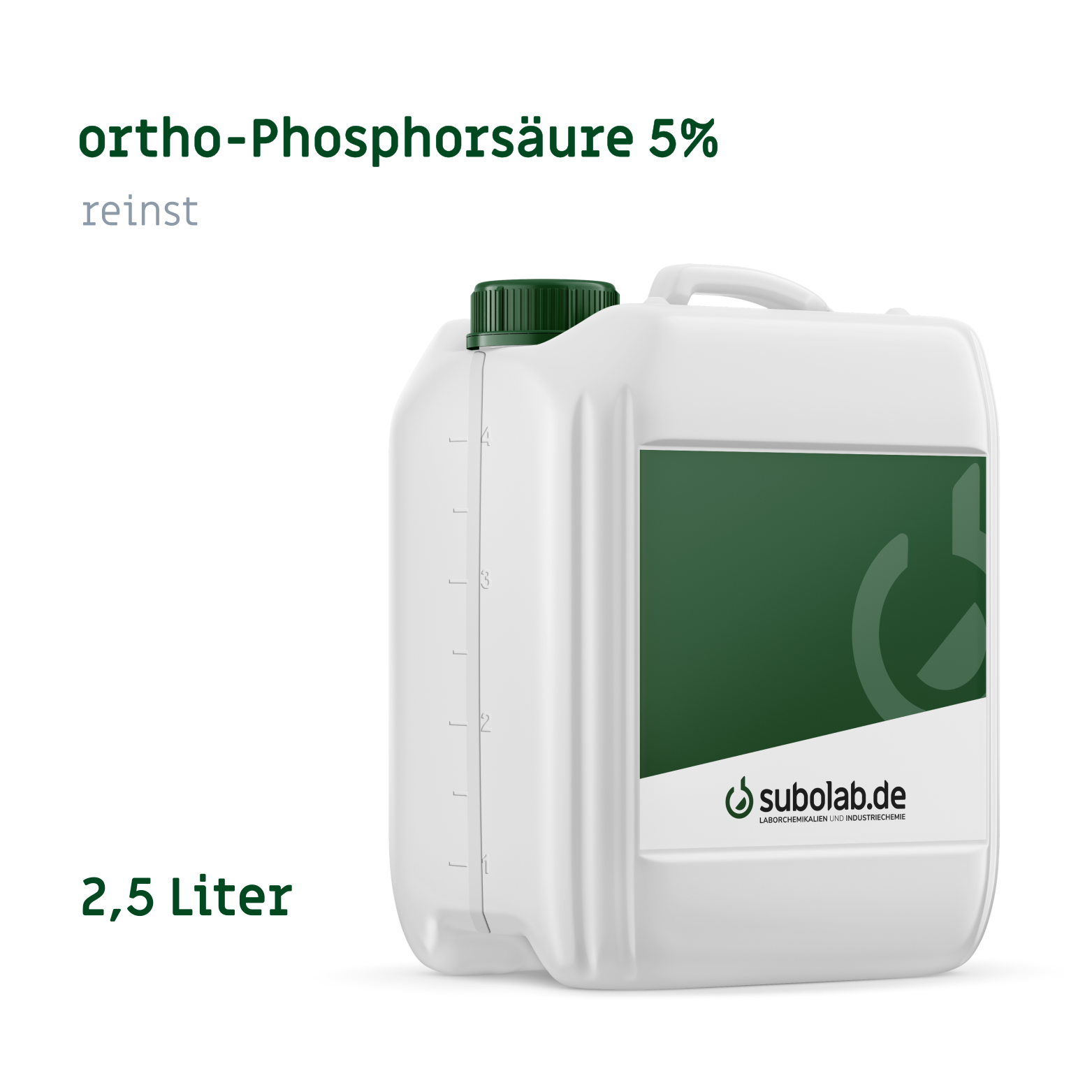 Bild von ortho-Phosphorsäure 5% reinst (2,5 Liter)
