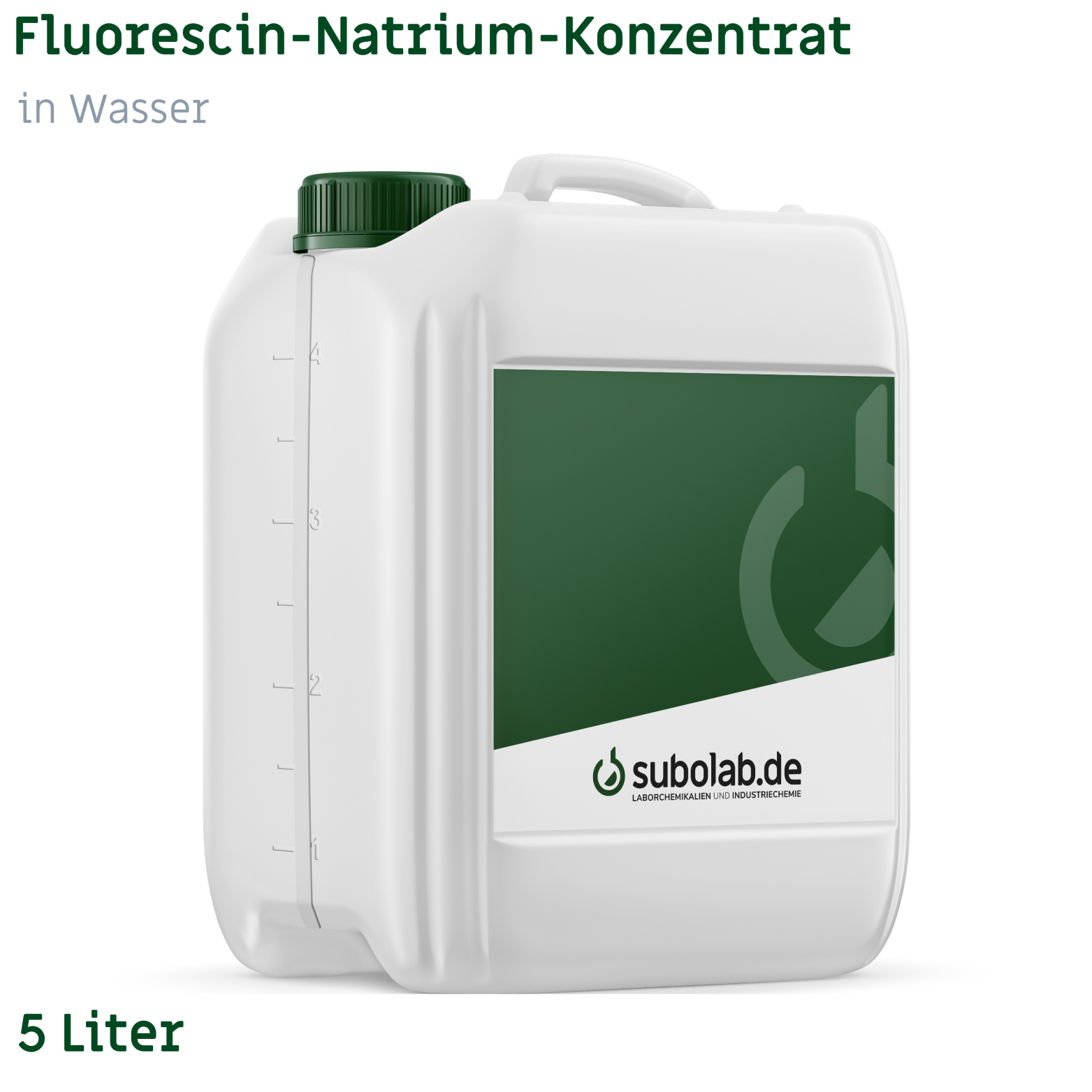 Bild von Fluorescin-Natrium-Konzentrat in Wasser (2,5 kg gelöst in Wasser) (5 Liter)