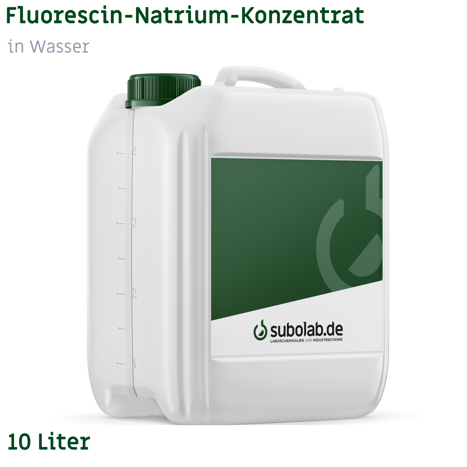 Bild von Fluorescin-Natrium-Konzentrat in Wasser (2,5 kg gelöst in Wasser) (10 Liter)