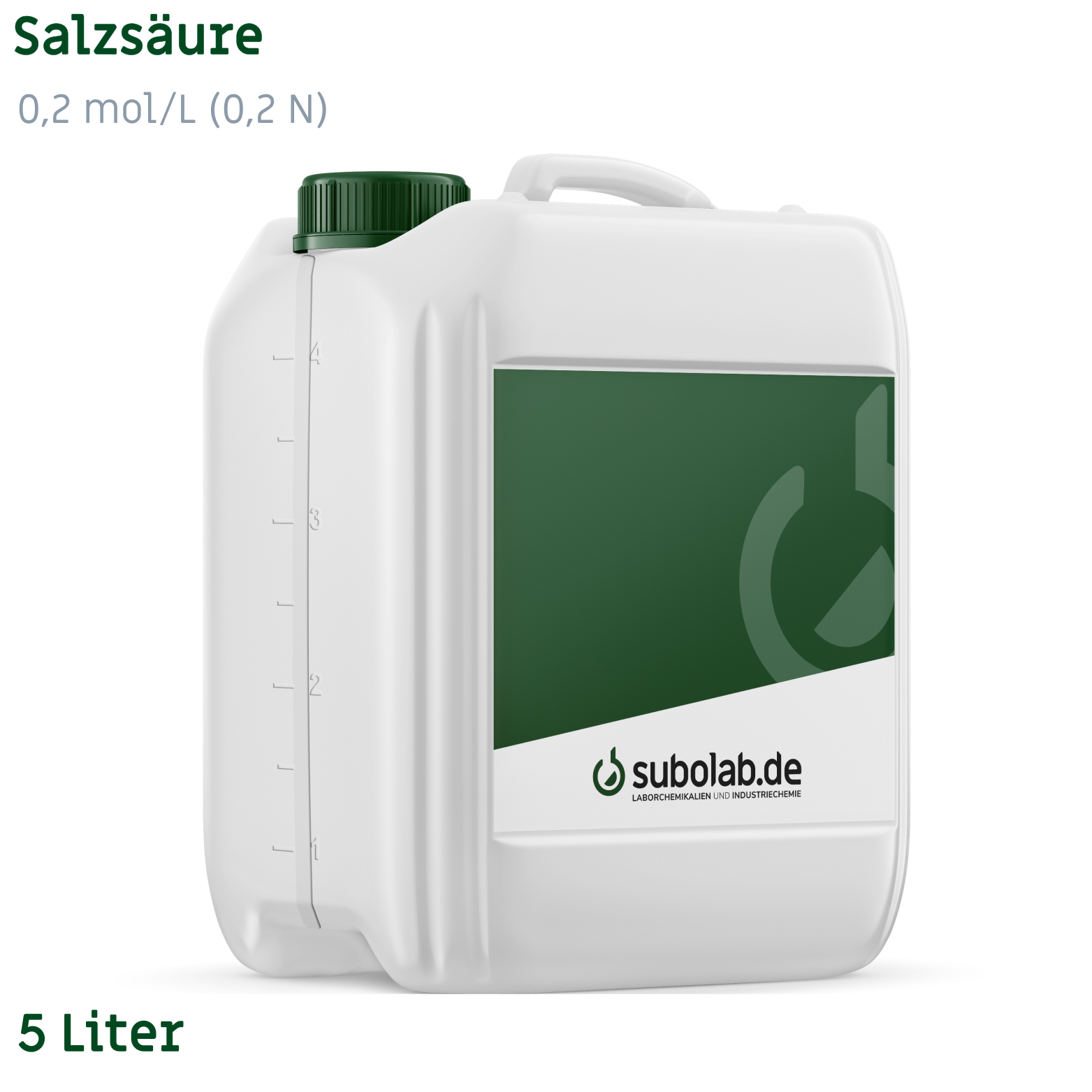 Bild von Salzsäure 0,2 mol/L (0,2 N) (5 Liter)