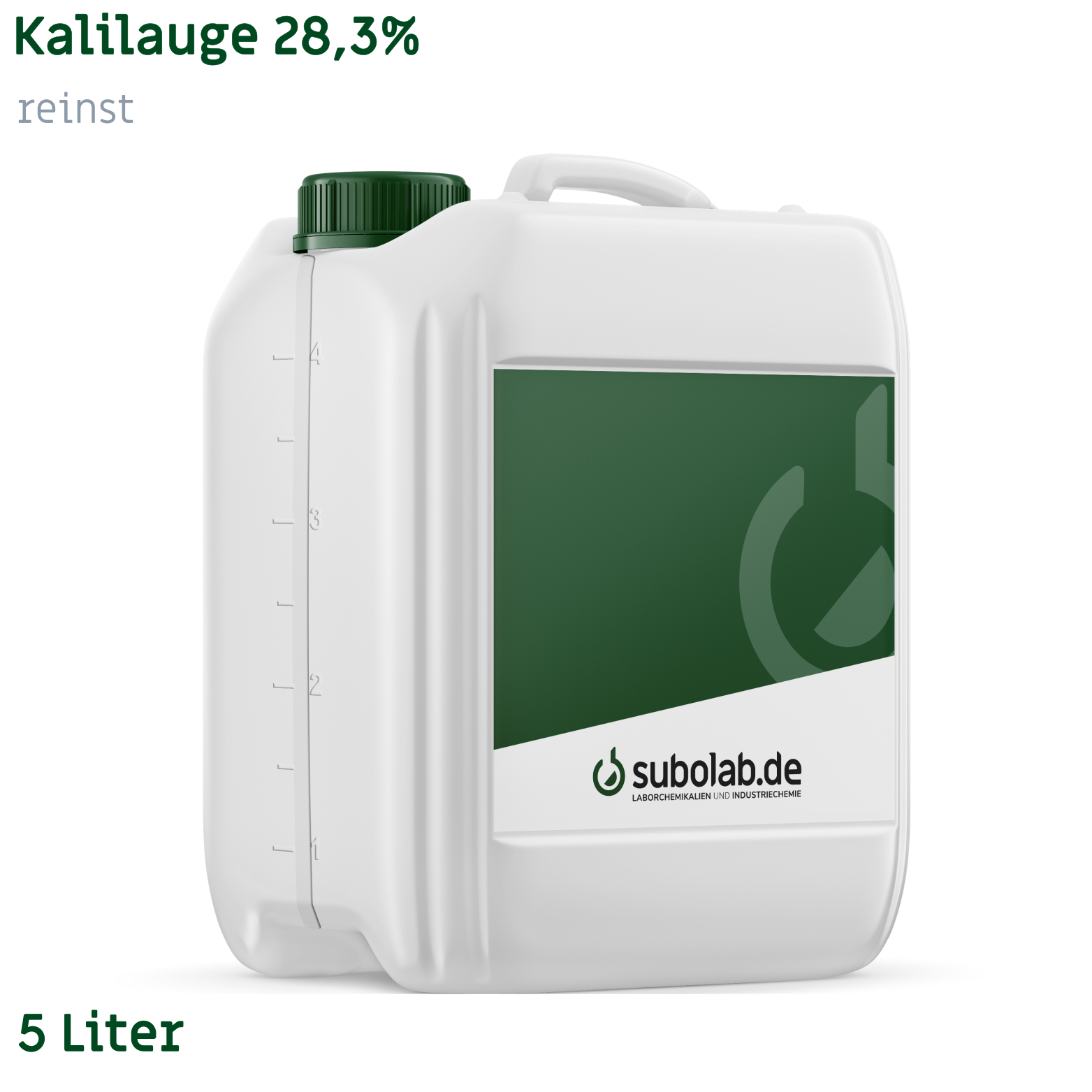 Bild von Kalilauge 28,3% reinst (5 Liter)