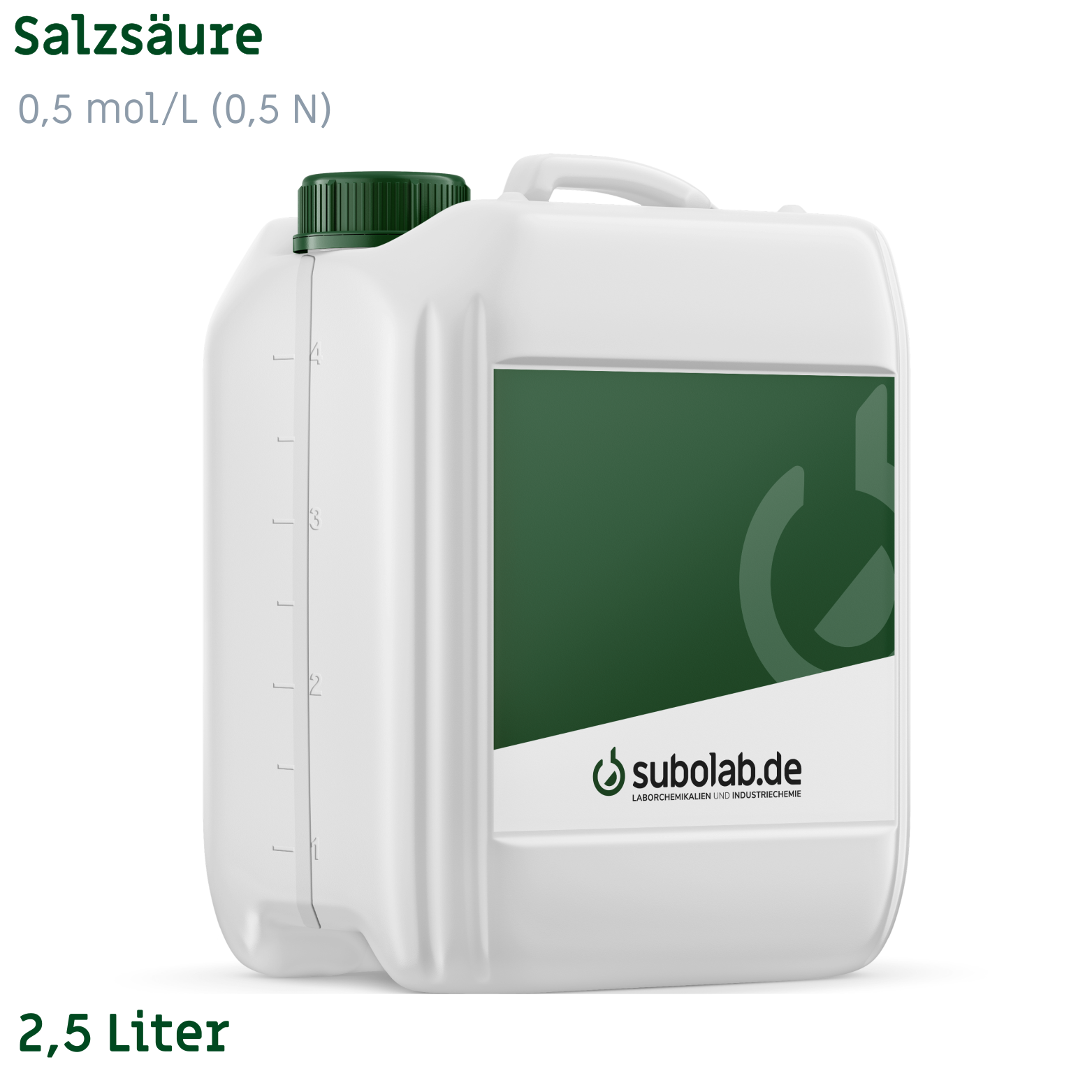 Bild von Salzsäure 0,5 mol/L (0,5 N) (2,5 Liter)