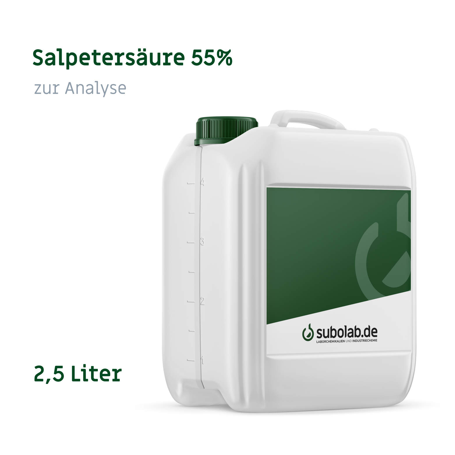 Bild von Salpetersäure 55% zur Analyse (2,5 Liter)