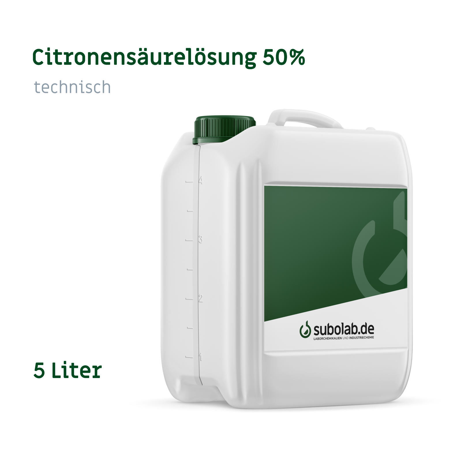 Bild von Citronensäurelösung 50% technisch (5 Liter)