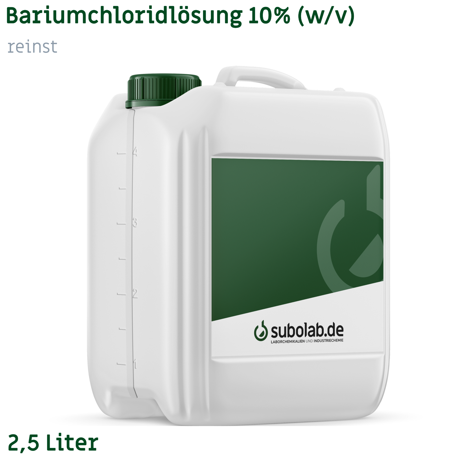 Bild von Bariumchloridlösung 10% (w/v) reinst (2,5 Liter)