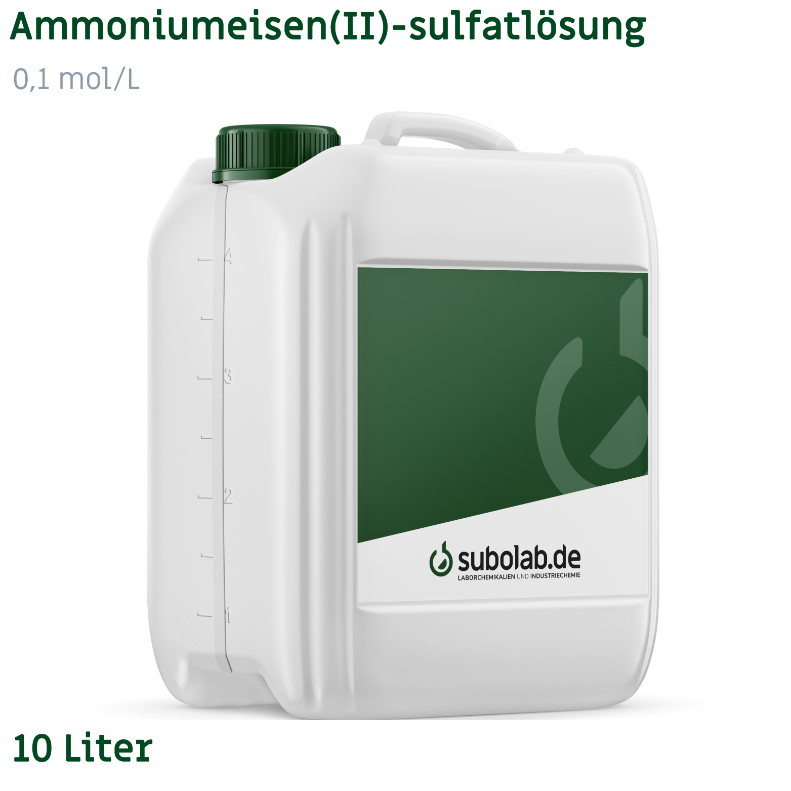 Bild von Ammoniumeisen(II)-sulfatlösung 0,1 mol/L (Titer unbeständig) (10 Liter)