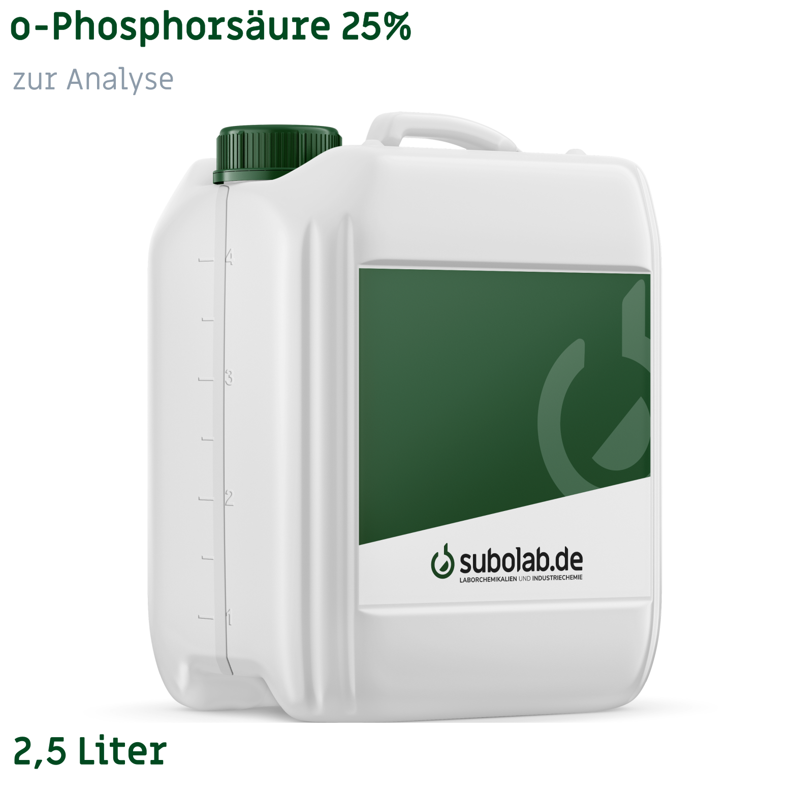 Bild von o-Phosphorsäure 25% zur Analyse (2,5 Liter)