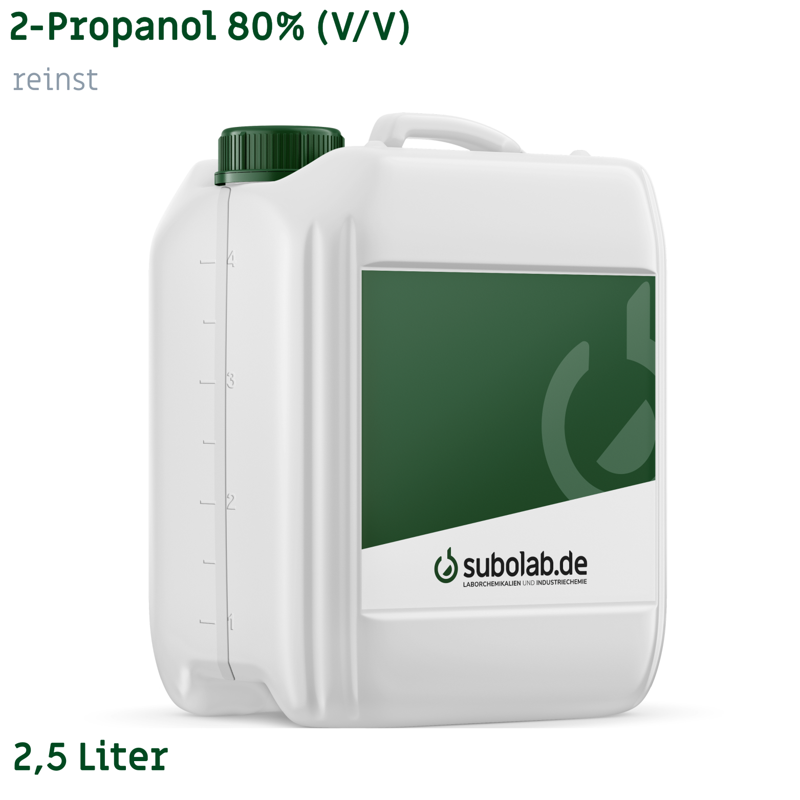 Bild von 2-Propanol 80% (V/V) reinst (2,5 Liter)