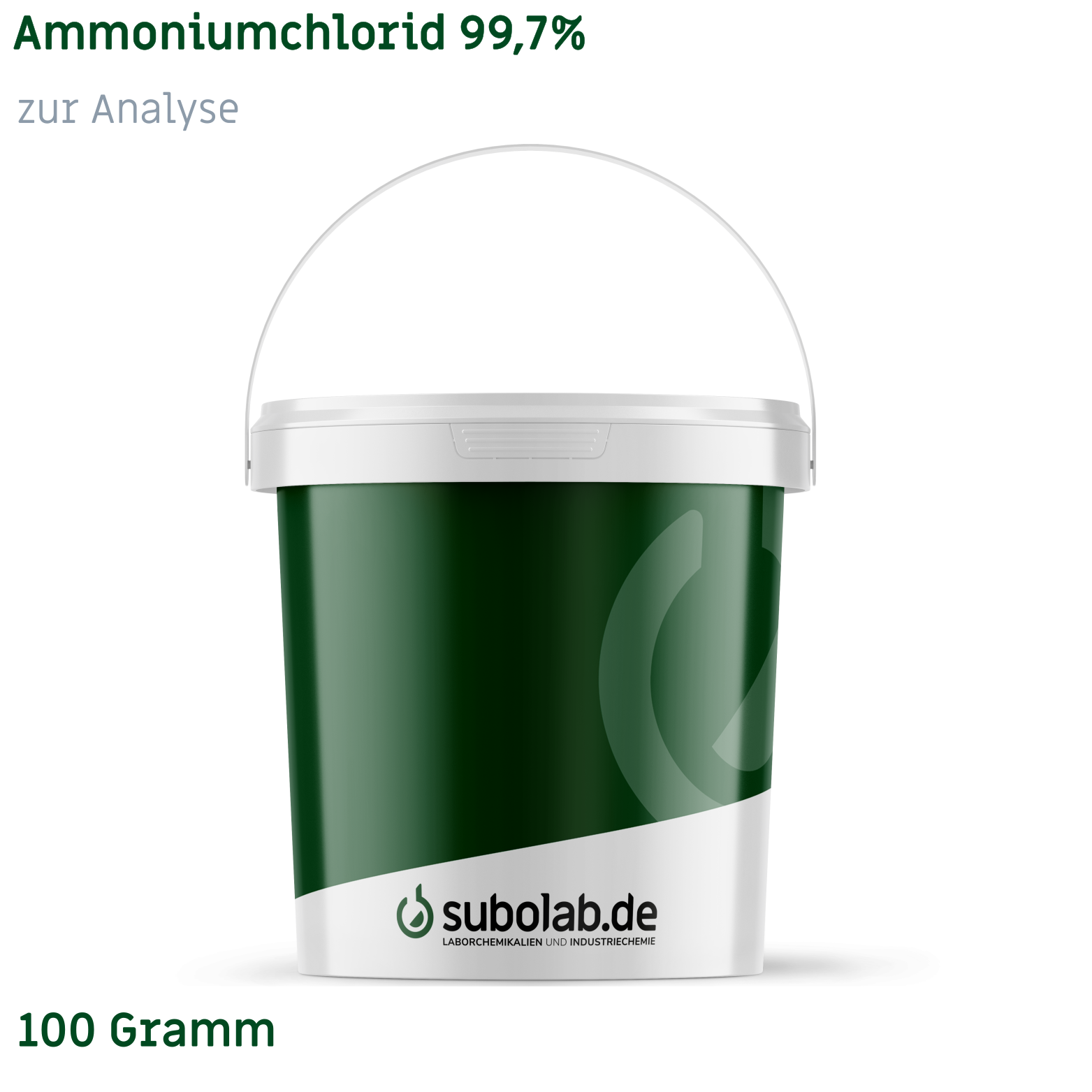 Bild von Ammoniumchlorid 99,7% zur Analyse (100 Gramm)