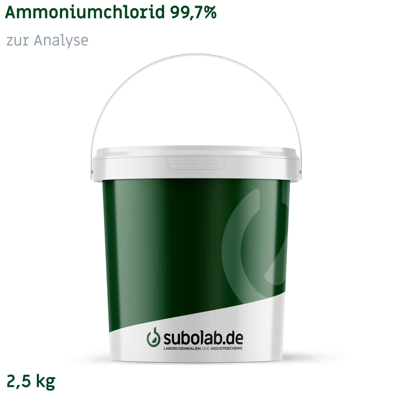 Bild von Ammoniumchlorid 99,7% zur Analyse (2,5 kg)