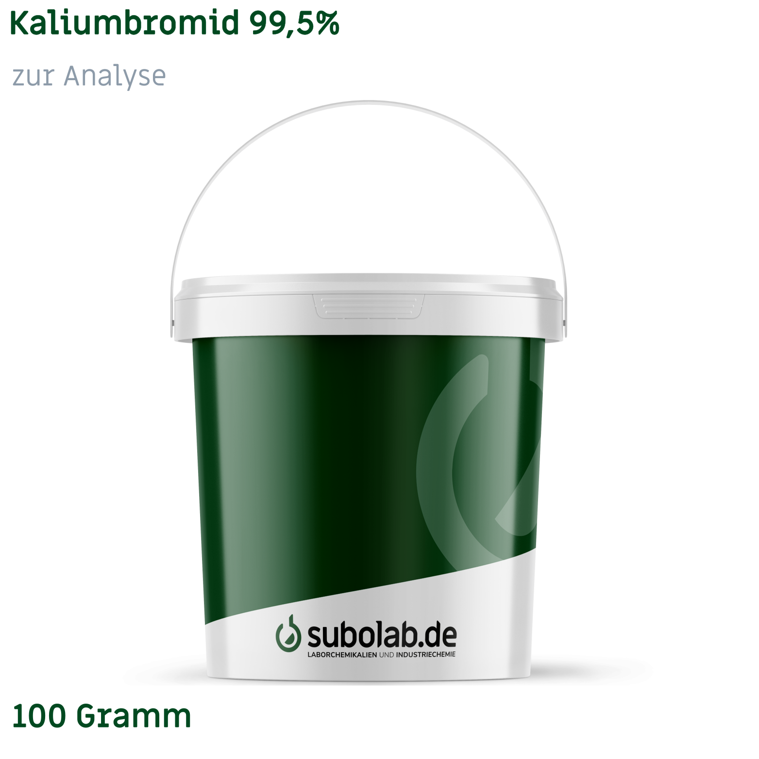 Bild von Kaliumbromid 99,5% zur Analyse (100 Gramm)