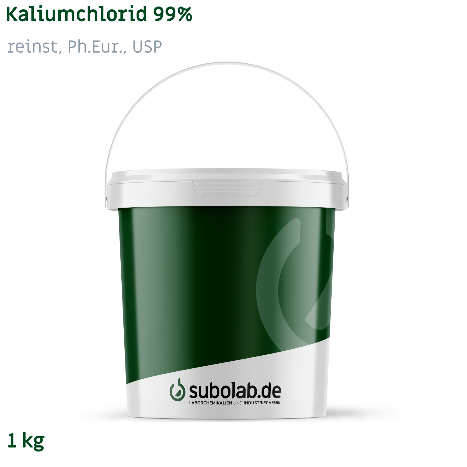 Bild von Kaliumchlorid 99% reinst, Ph.Eur., USP (1 kg)