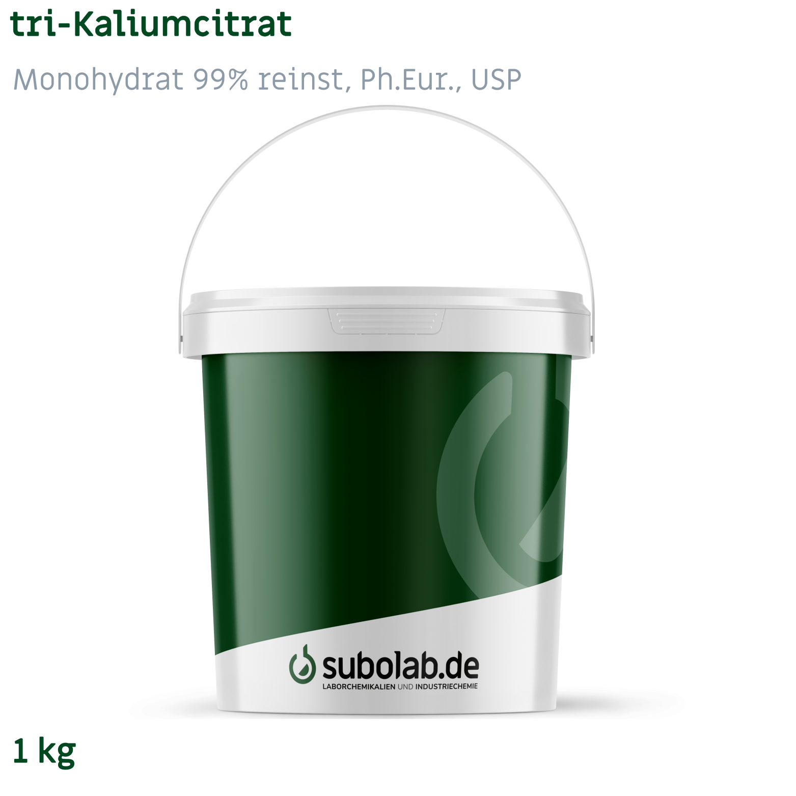 Bild von tri-Kaliumcitrat - Monohydrat 99% reinst, Ph.Eur., USP (1 kg)