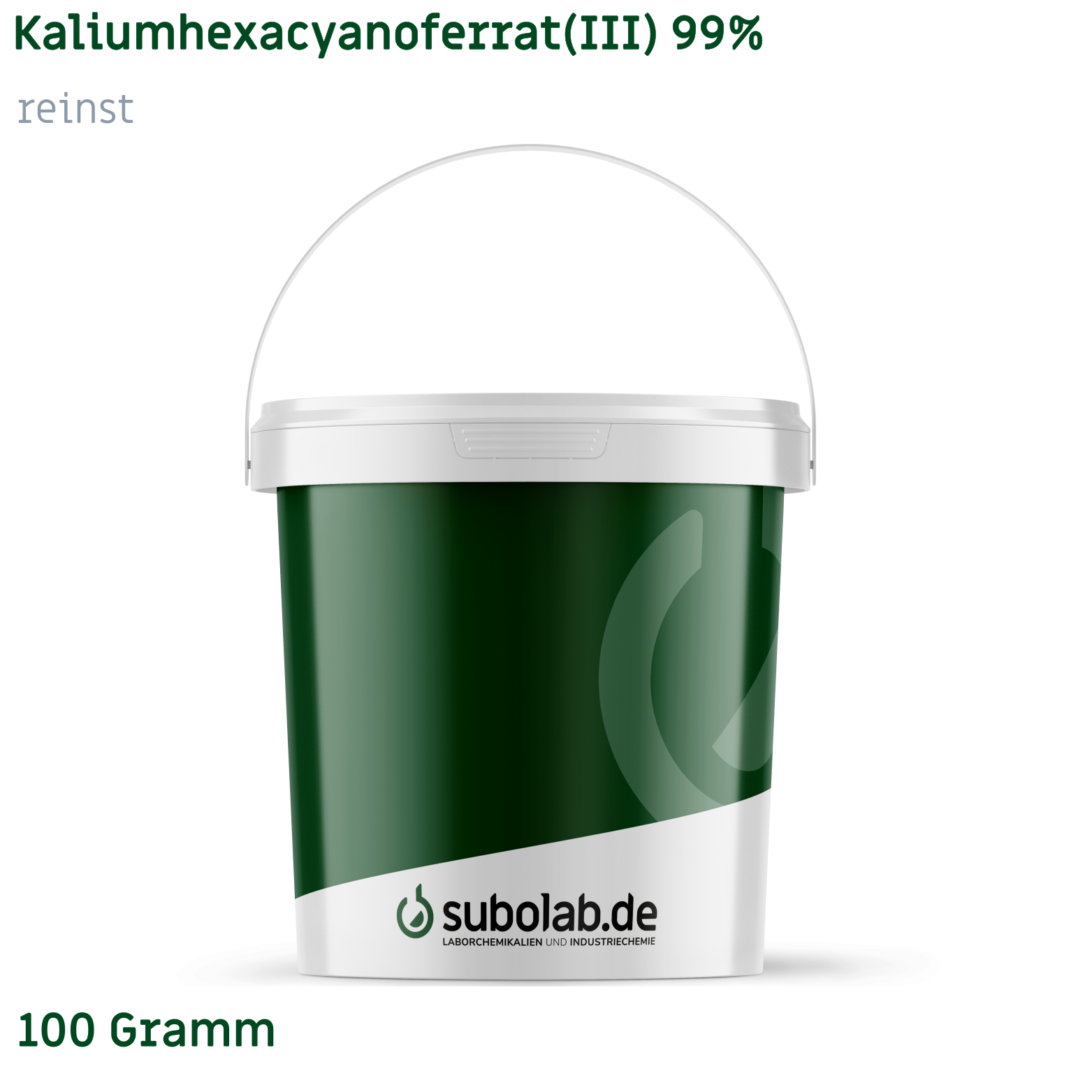 Bild von Kaliumhexacyanoferrat(III) 99% reinst (100 Gramm)