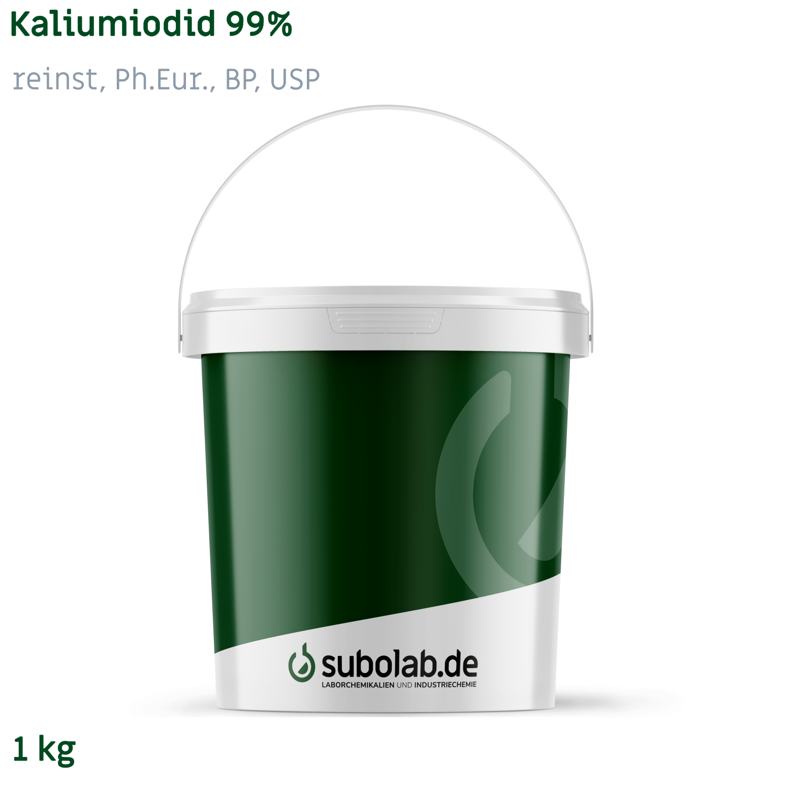 Bild von Kaliumiodid 99% reinst, Ph.Eur., BP, USP (1 kg)