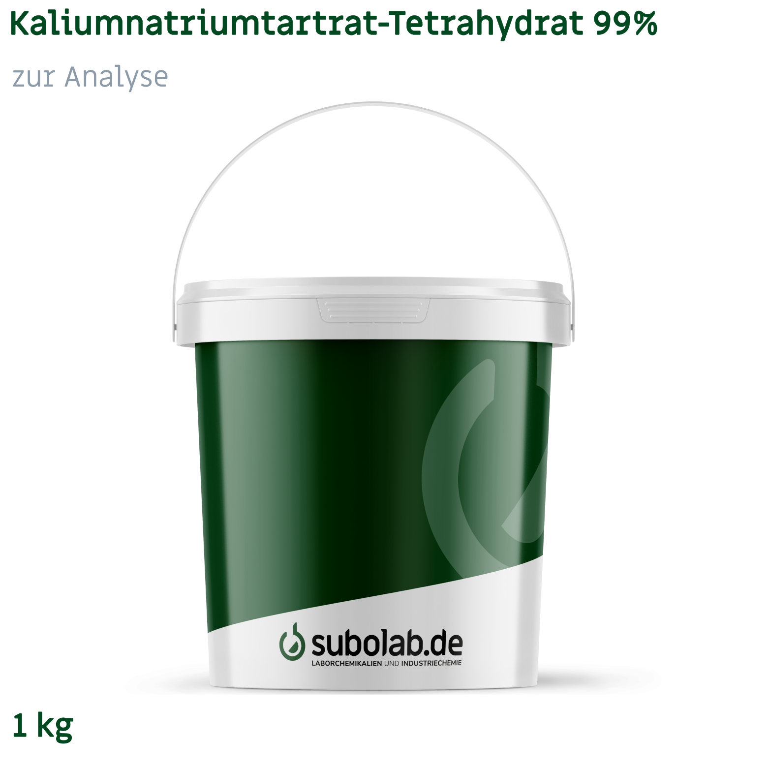 Bild von Kaliumnatriumtartrat - Tetrahydrat 99% zur Analyse (1 kg)