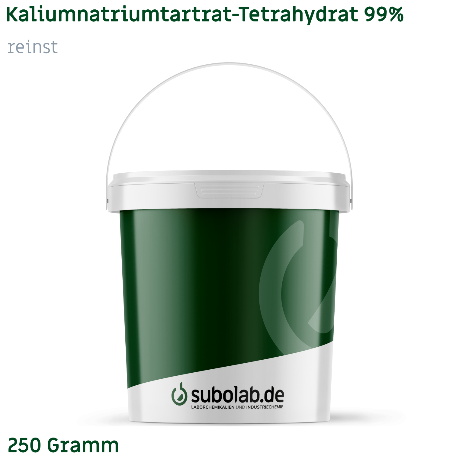 Bild von Kaliumnatriumtartrat - Tetrahydrat 99% reinst (250 Gramm)