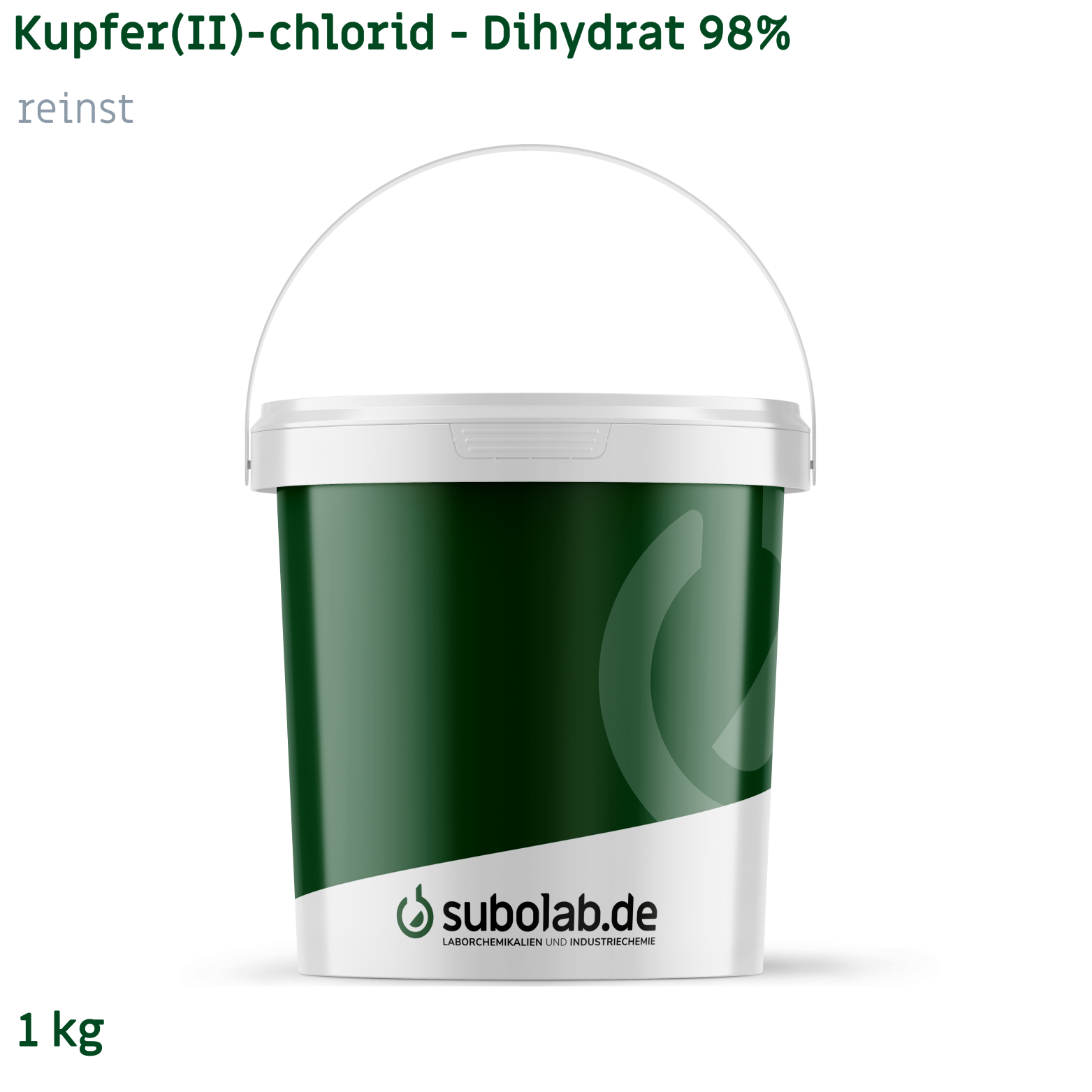 Bild von Kupfer(II)-chlorid - Dihydrat 98% reinst (1 kg)