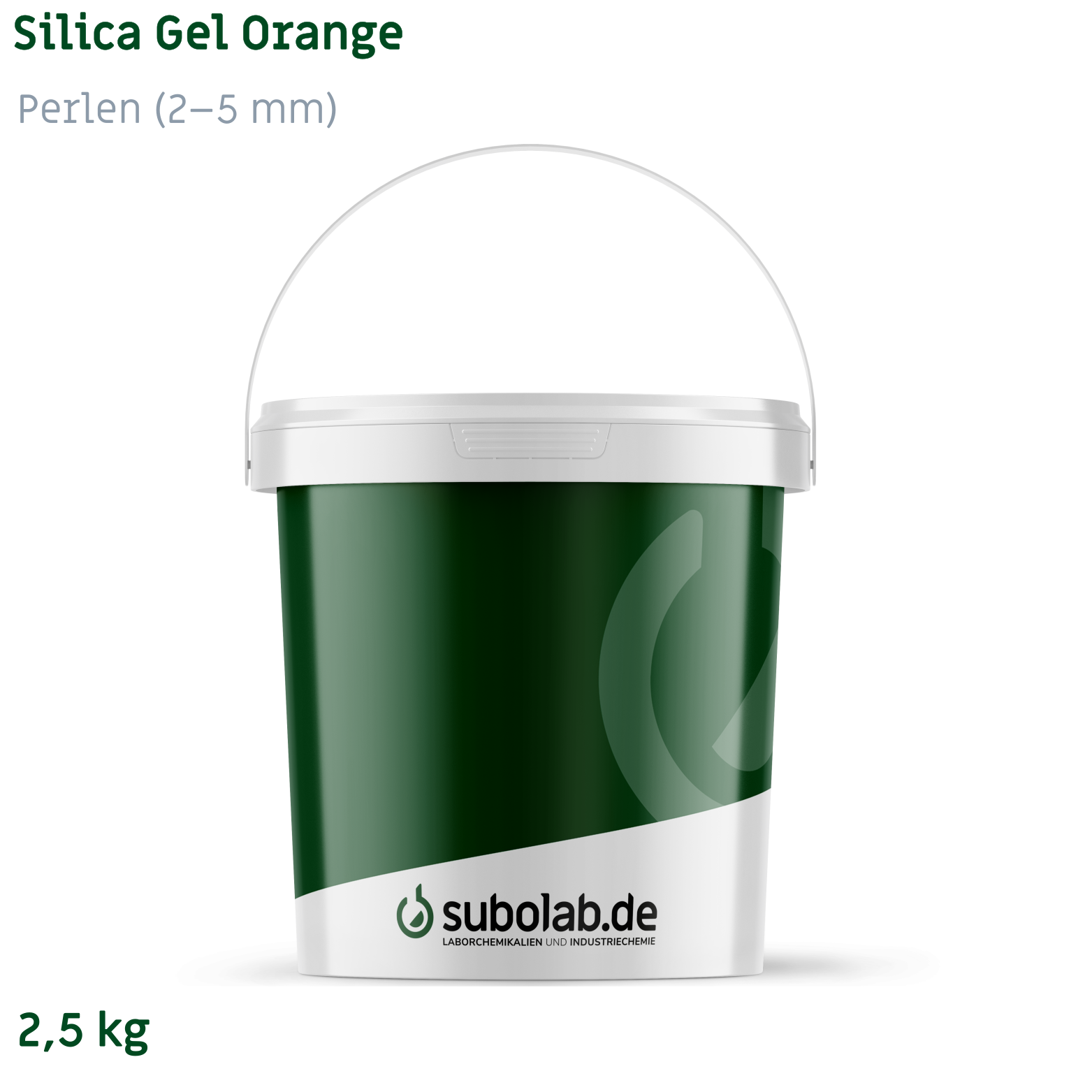 Bild von Silica Gel Orange - Perlen (2 - 5 mm) (2,5 kg)