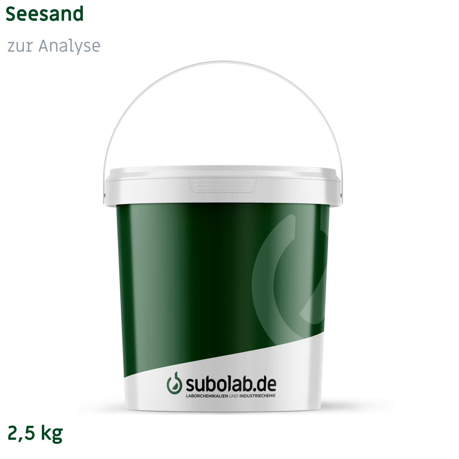 Bild von Seesand mit Säure gereinigt und geglüht zur Analyse (2,5 kg)