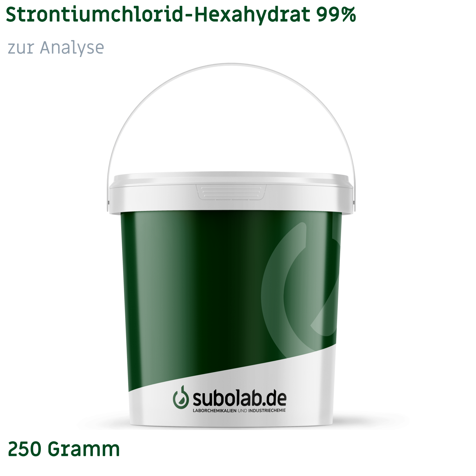 Bild von Strontiumchlorid - Hexahydrat 99% zur Analyse (250 Gramm)