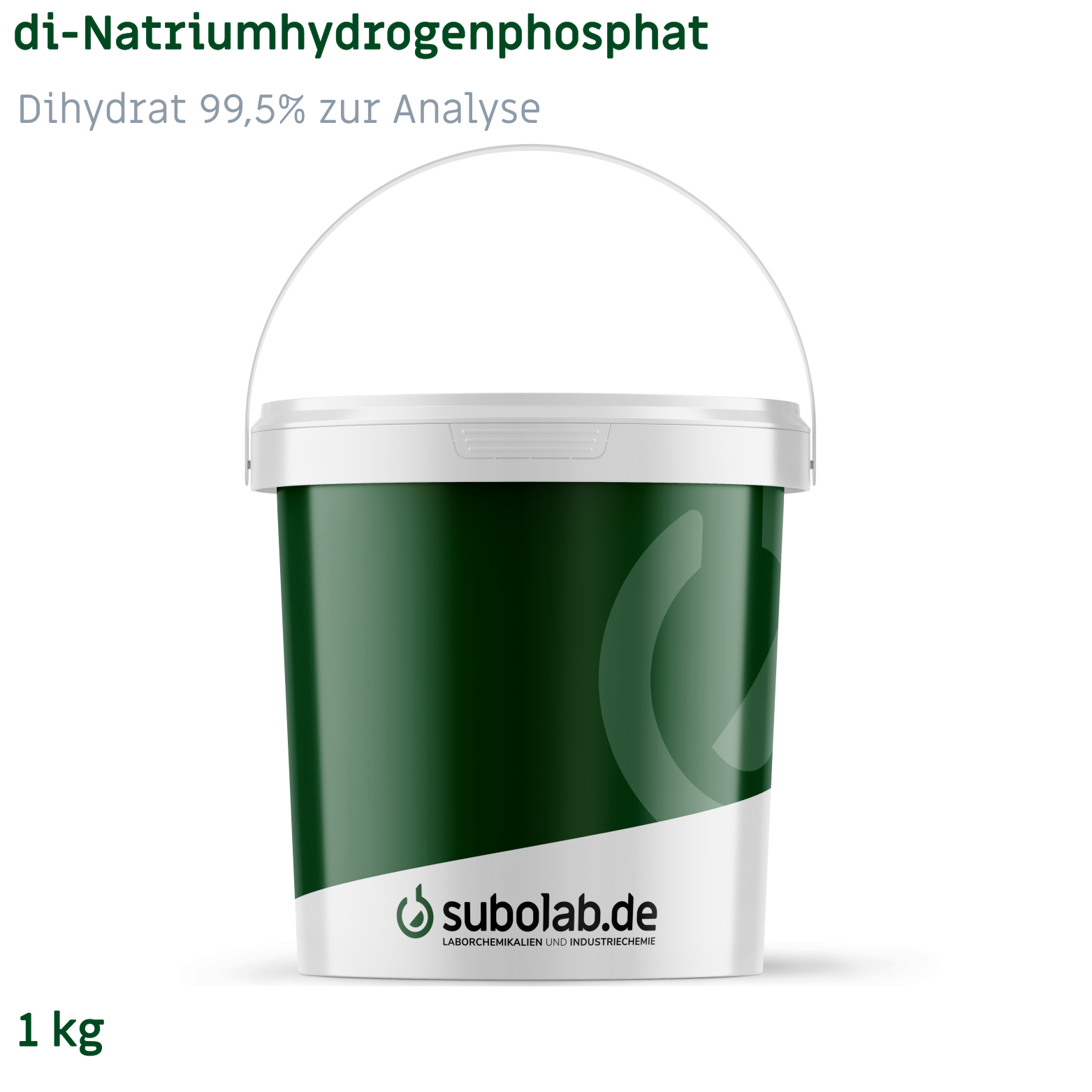 Bild von di-Natriumhydrogenphosphat - Dihydrat 99,5% zur Analyse (1 kg)