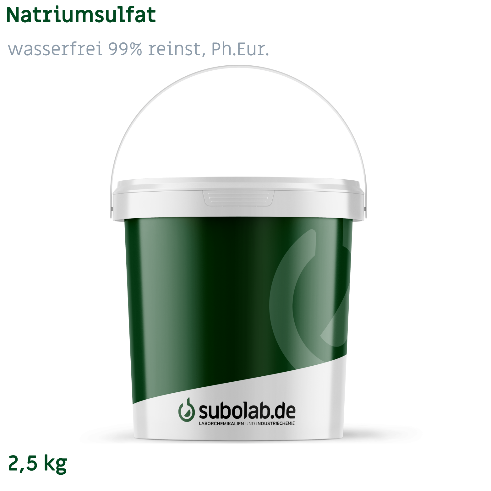 Bild von Natriumsulfat - wasserfrei 99% reinst, Ph.Eur. (2,5 kg)