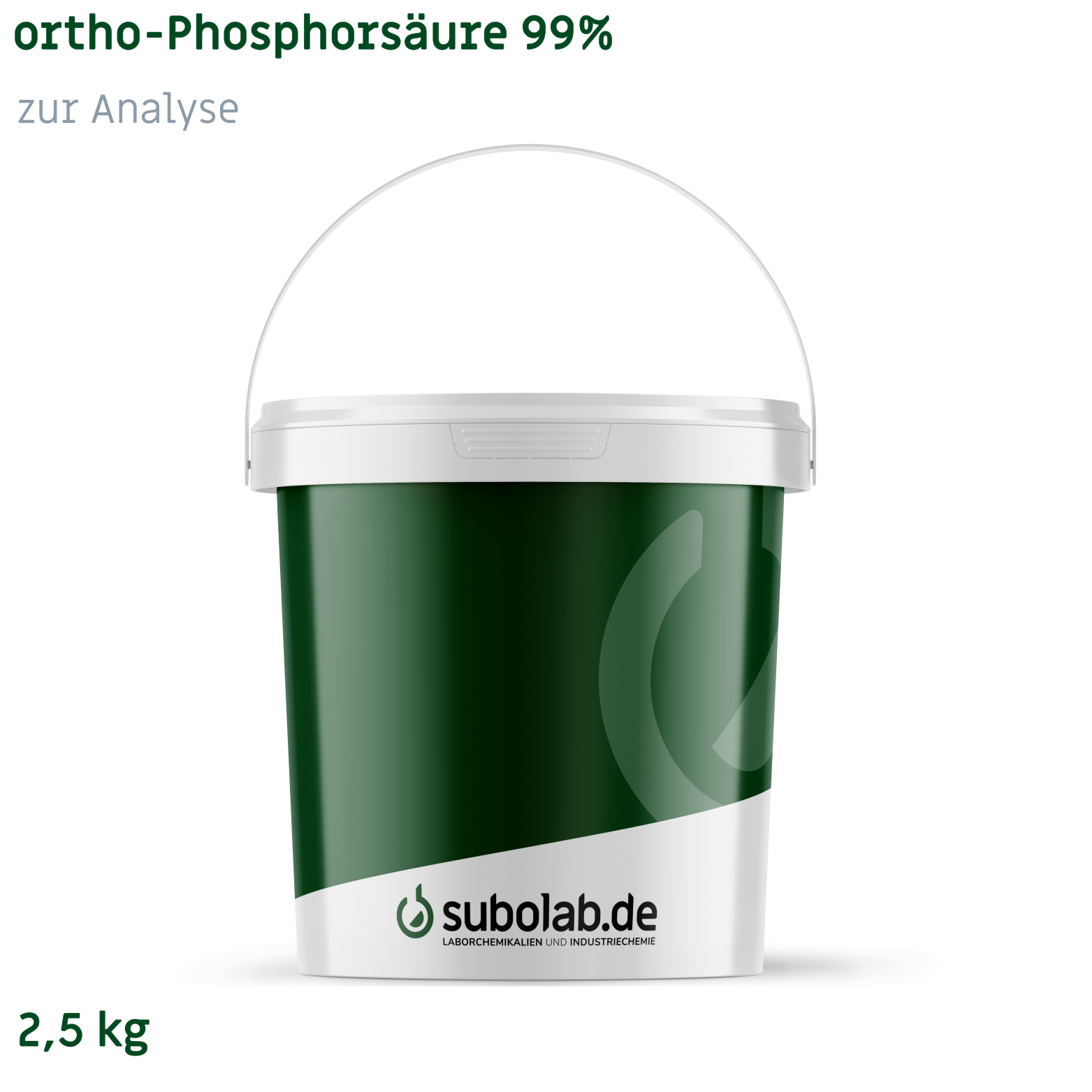 Bild von ortho-Phosphorsäure 99% zur Analyse (2,5 kg)