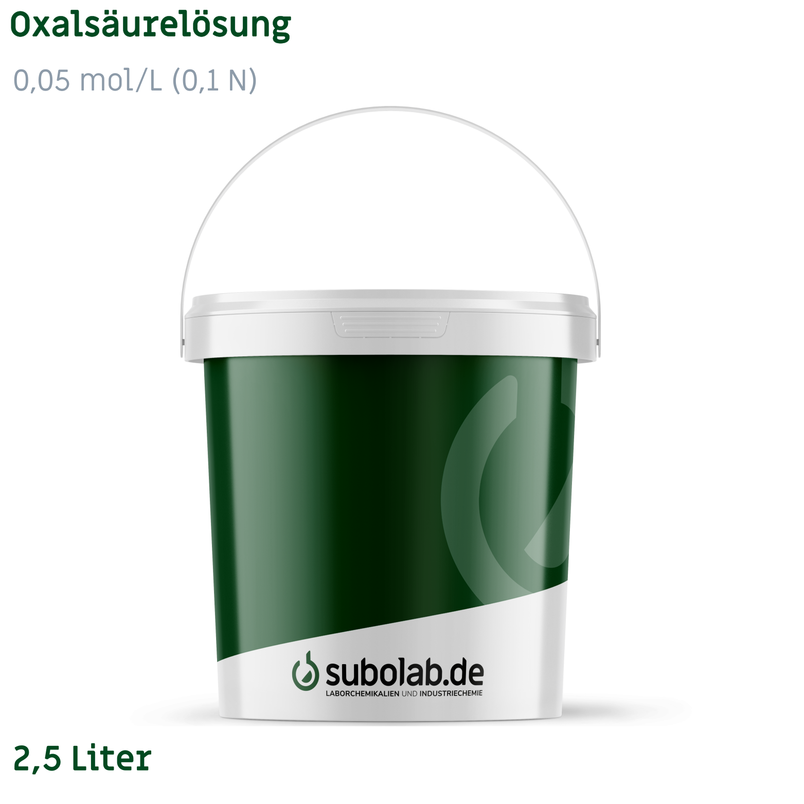 Bild von Oxalsäurelösung 0,05 mol/L (0,1 N) (2,5 Liter)