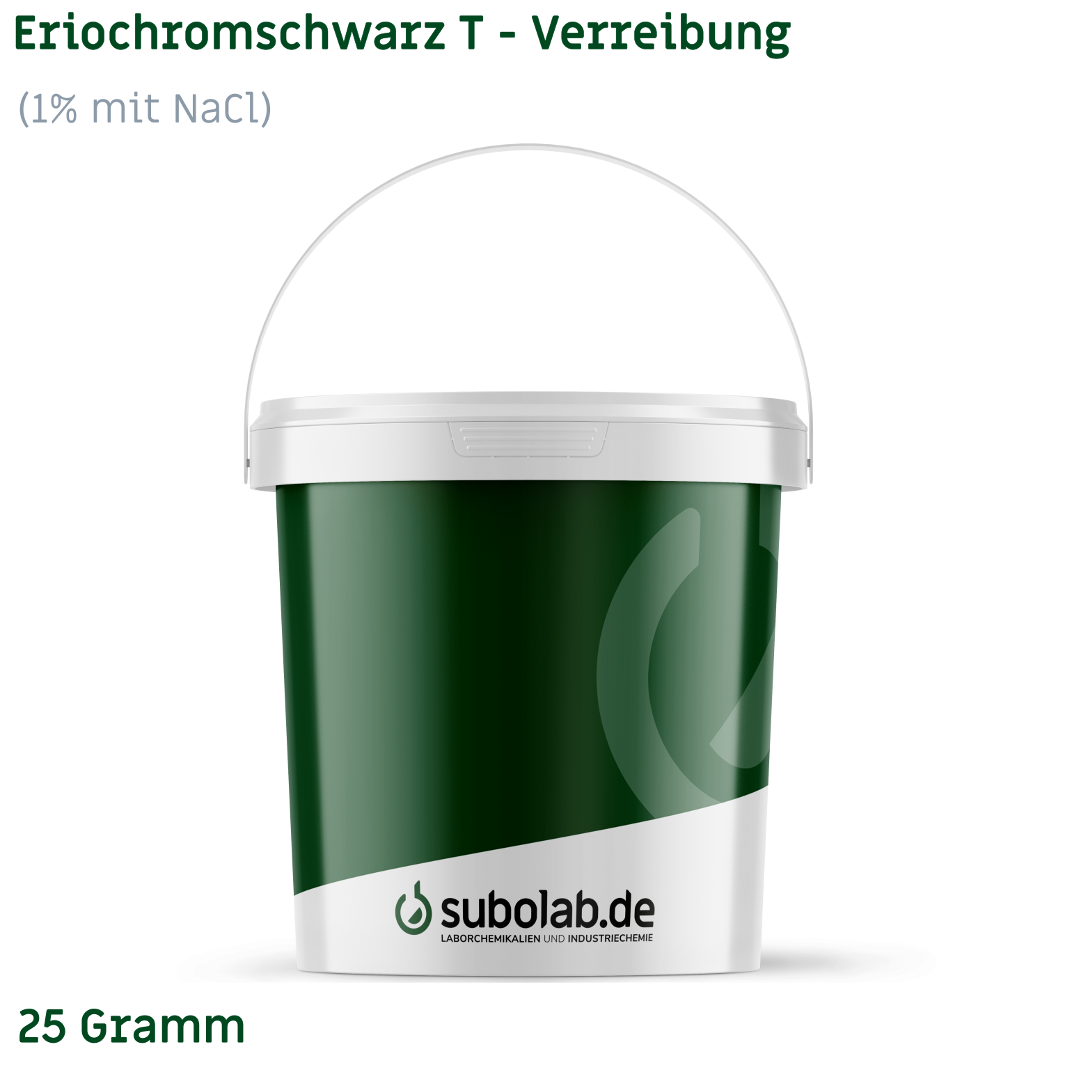 Bild von Eriochromschwarz T - Verreibung (1% mit NaCl) (25 Gramm)