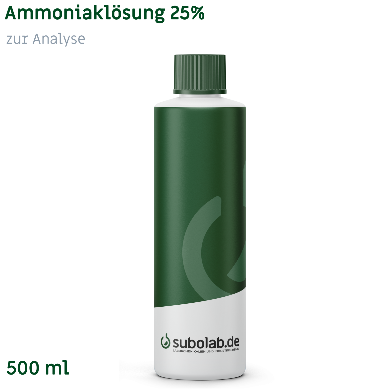 Bild von Ammoniaklösung 25% zur Analyse (500 ml)