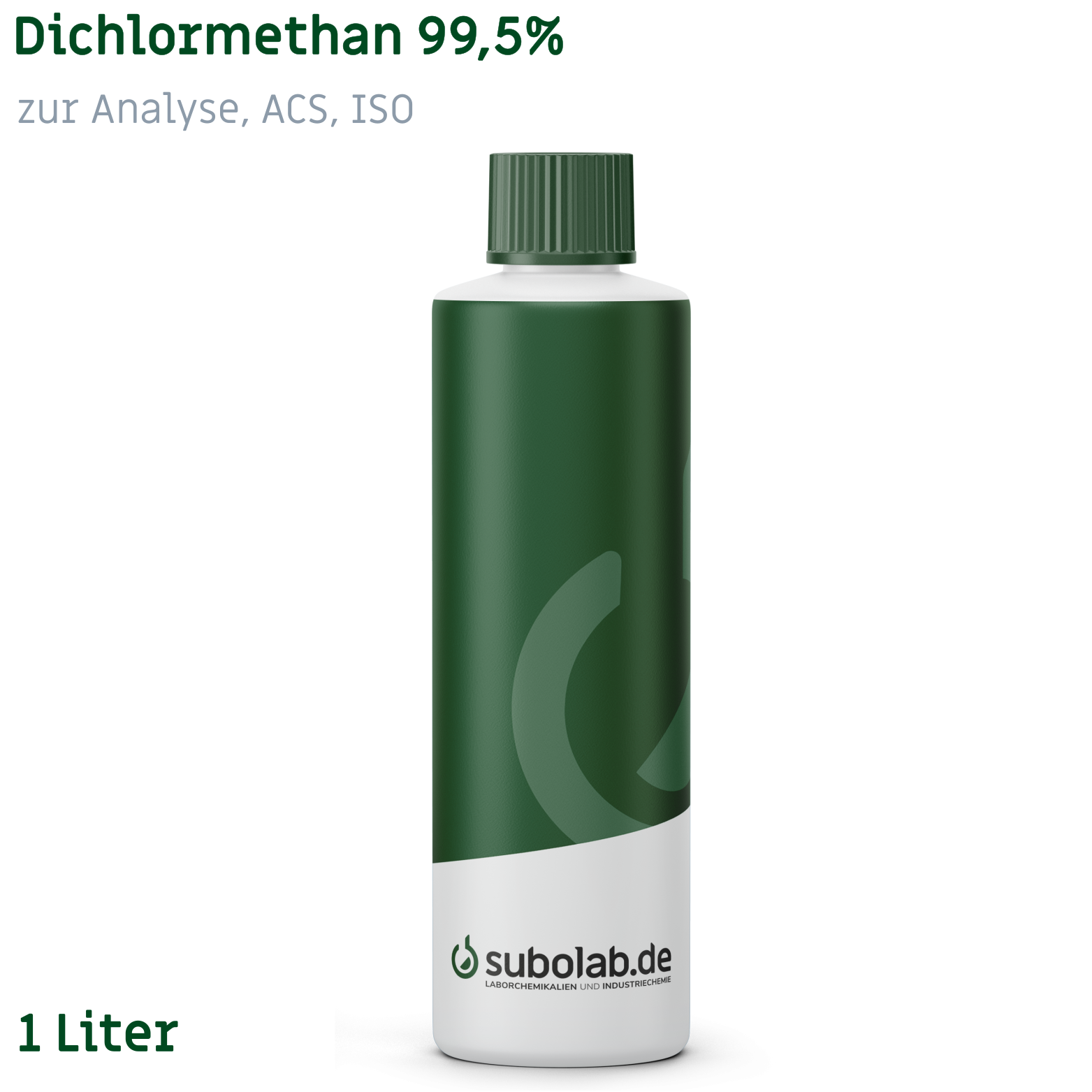 Bild von Dichlormethan 99,5% zur Analyse, ACS, ISO (1 Liter)