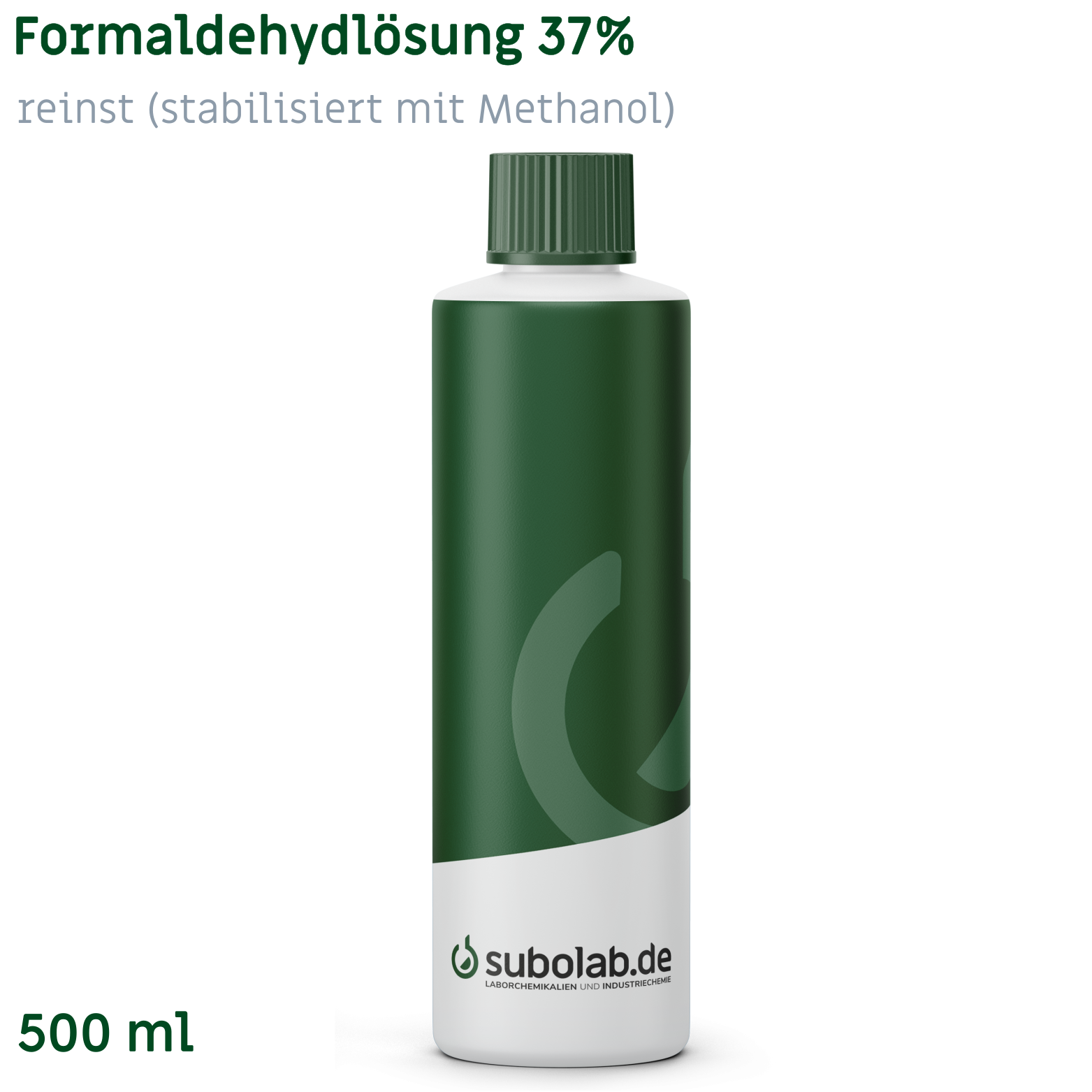 Bild von Formaldehydlösung 37% reinst (stabilisiert mit Methanol) (500 ml)
