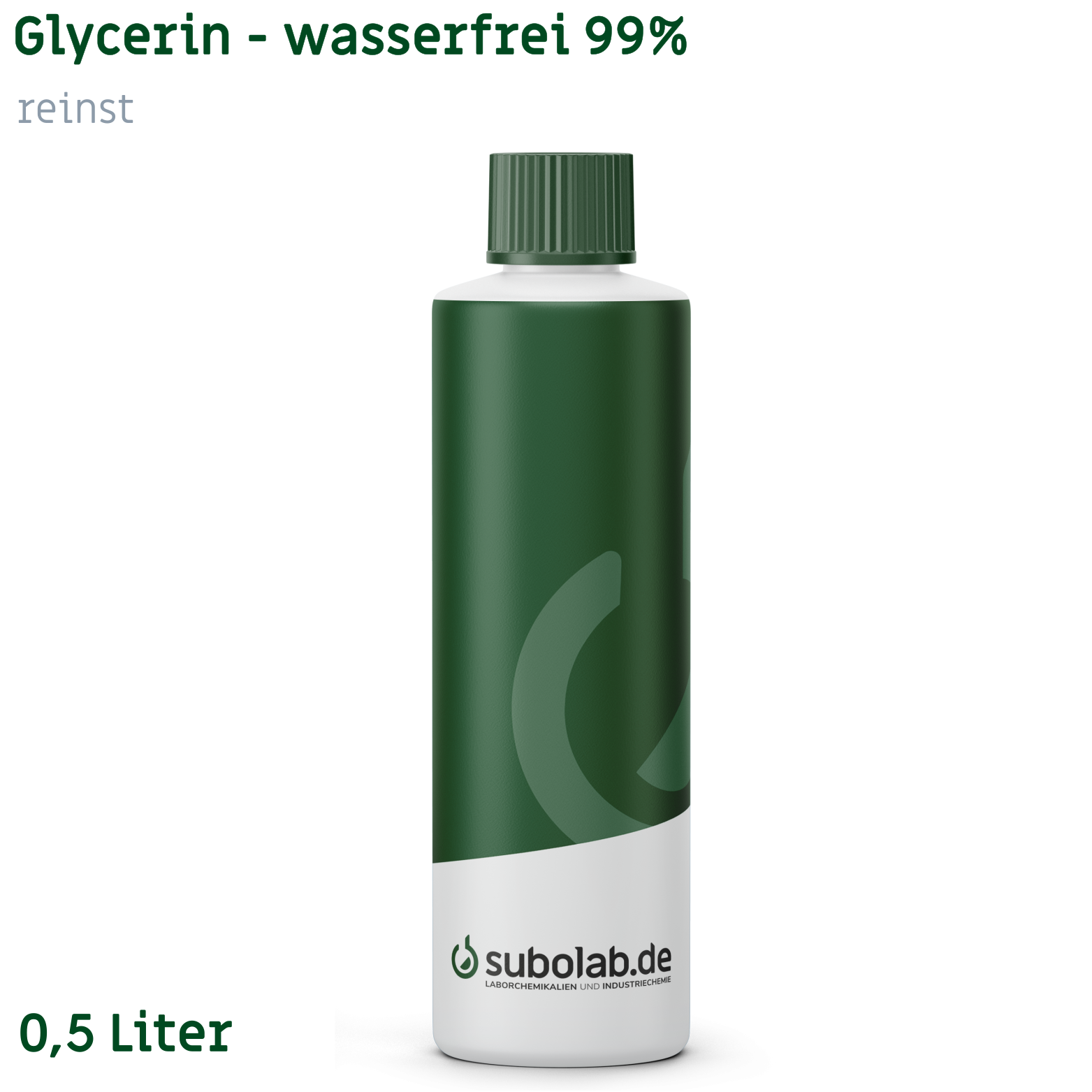 Bild von Glycerin - wasserfrei 99% reinst (0,5 Liter)